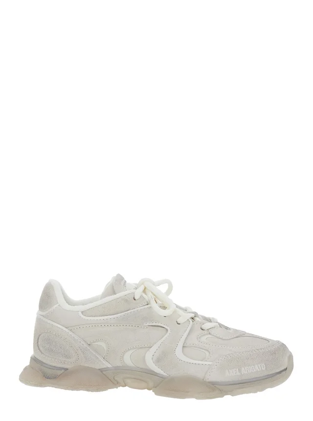 AXEL ARIGATO 'Eris' White Sneaker Low Top with Logo Patch on the Tongue in Leather and Tech Fabric Woman in White 86% Leather 14% Textile, photo 2 of 8 from Gaudenzi Boutique