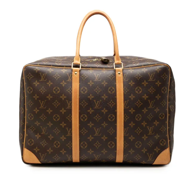 Brown Louis Vuitton Monogram Sirius 45 Travel Bag in Brown Coated canvas from Designer Revival