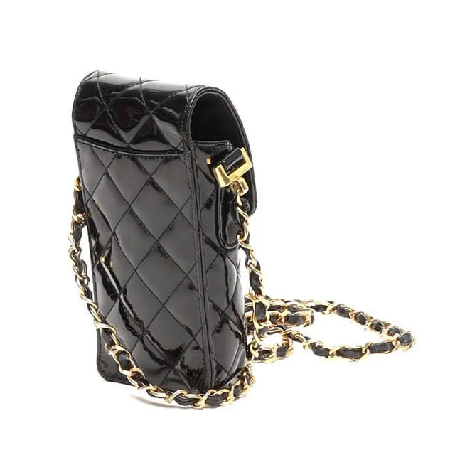 Chanel Classic Patent Phone Holder Crossbody Bag in Patent leather from A Retro Tale, photo 3 of 11