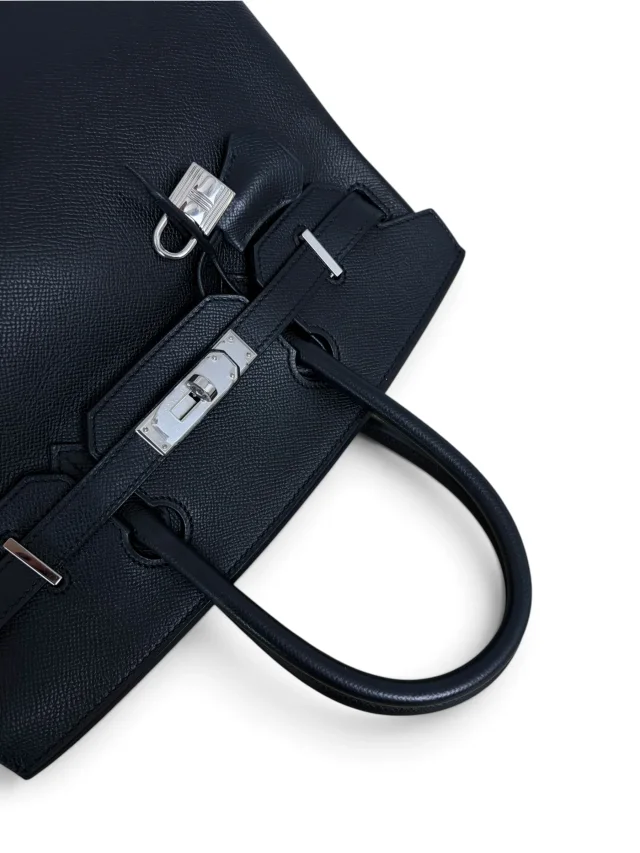 Hermès Black Epsom Birkin 30 PHW in Black Epsom leather from Season 2 Consign, photo 6 of 12