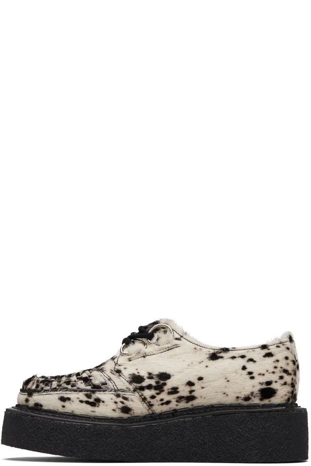 George Cox Black & Off-White Skipton Derbys, photo 3 of 5 from SSENSE