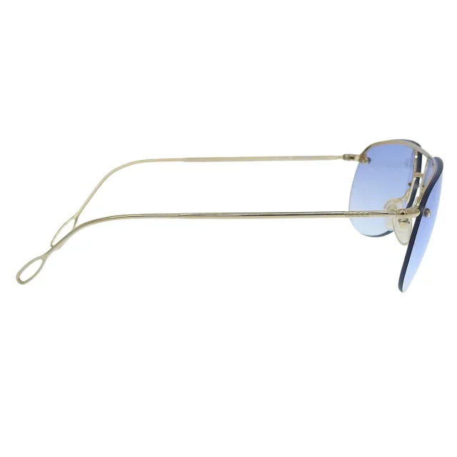 Gucci Side Logo Sunglasses Blue/Gold in Blue from VINTAGE QOO TOKYO, photo 4 of 10