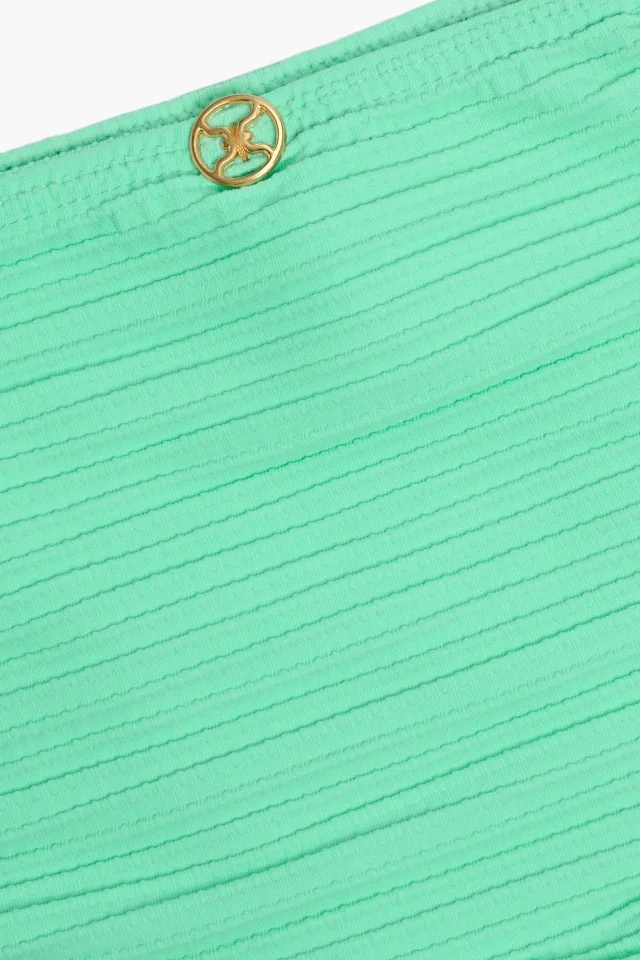 Vix Paula Hermanny Dune Fany Ribbed Bikini Briefs in Mint, photo 4 of 4 from THE OUTNET