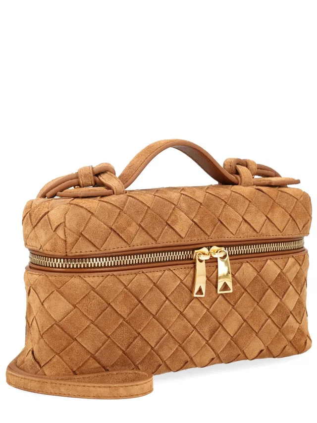 Bottega Veneta Shoulder Bag — Beige Calf Leather in Beige Calfskin from HEWI