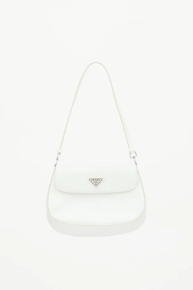Prada Brushed Leather Small Cleo Bag in Leather from VSP Consignment
