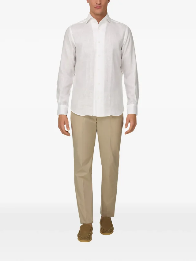 Boggi Milano capri-collar shirt, photo 2 of 2 from FARFETCH