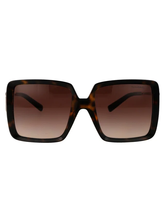 Tiffany & Co. 0tf4212u Tortoiseshell Square Sunglasses — Brown Injected in Brown from HEWI