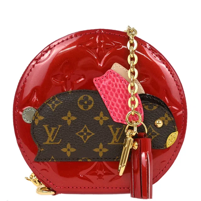 Louis Vuitton Vernis Python Porte Monnaie Lapin Purse M91389 in Python from AMORE Vintage Tokyo