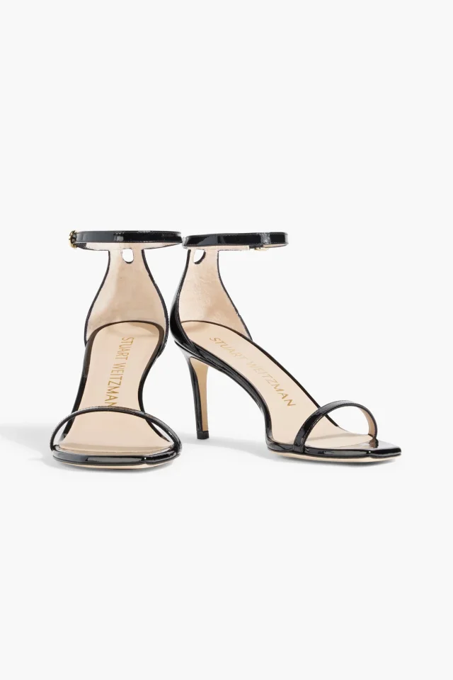 Stuart Weitzman Patent-leather sandals, photo 2 of 4 from THE OUTNET