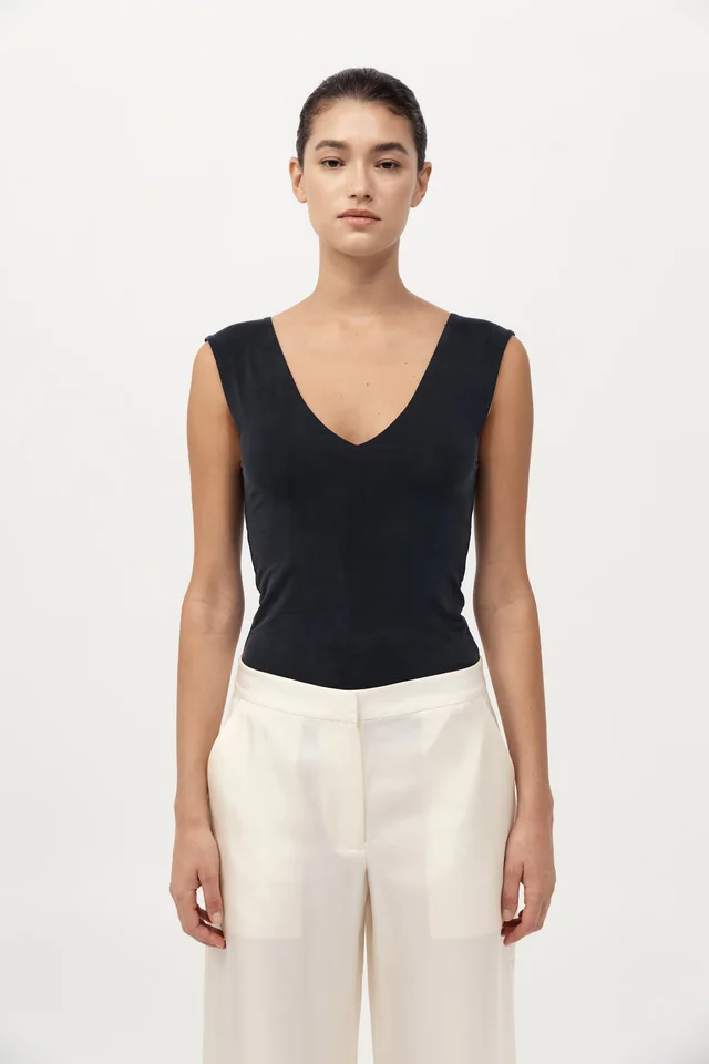 St Agni 90s Cupro Top - Black from St. Agni, photo 1 of 1