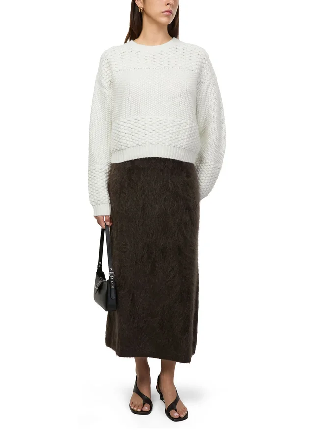 LISA YANG Signe cashmere sweater in White 100% cashmere knit, photo 6 of 6 from 24S (US)