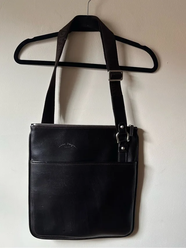 Ferragamo Messenger Bag Made In Italy in red Leather from Poshmark, photo 1 of 1