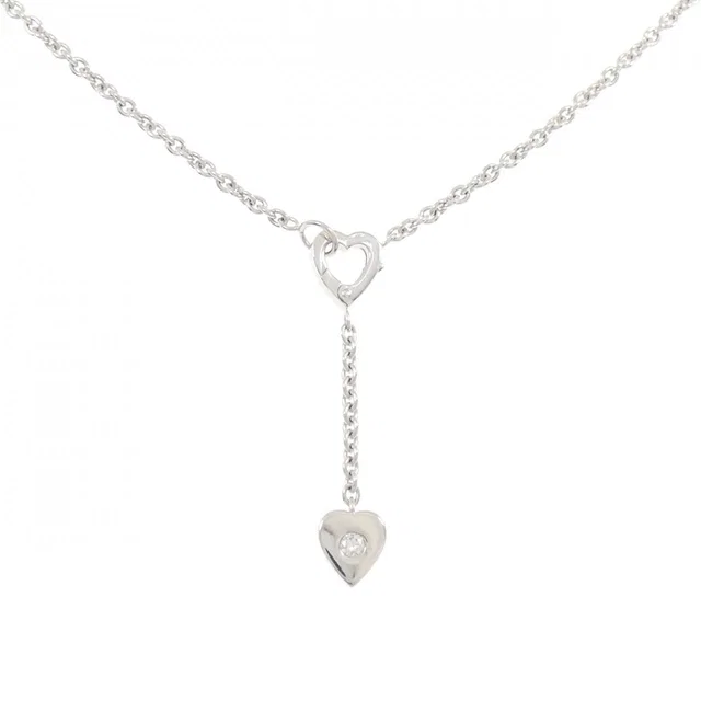 Cartier Mon Amour 750 White Gold Diamond Necklace in White from LuxUness