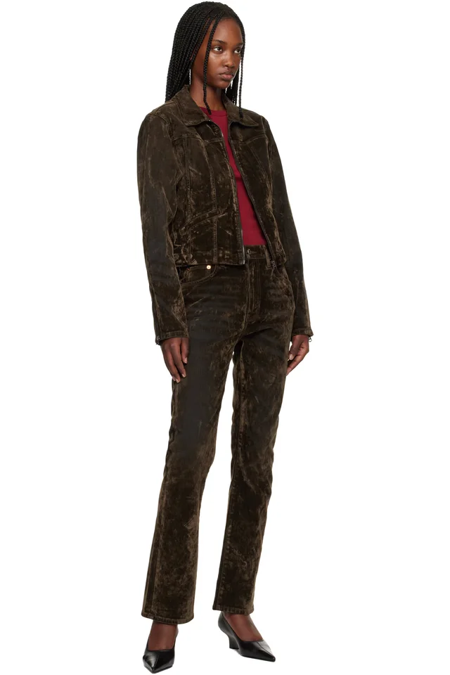 Re/Done Green 'The Blondie' Jeans, photo 4 of 4 from SSENSE