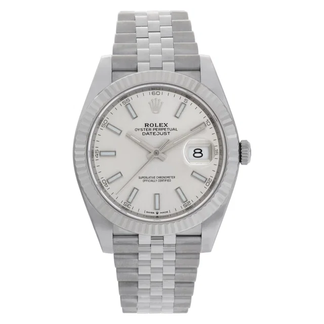 Unused Rolex Datejust 41 41mm 126334 in Stainless Steel, White Gold from Gray And Sons