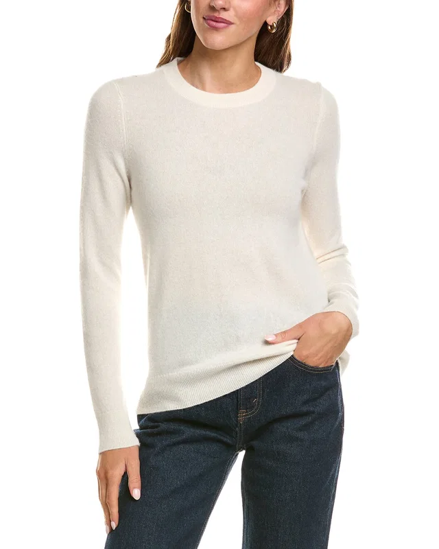 InCashmere Basic Crewneck 100% Cashmere Sweater, image 1 of 1 from Gilt