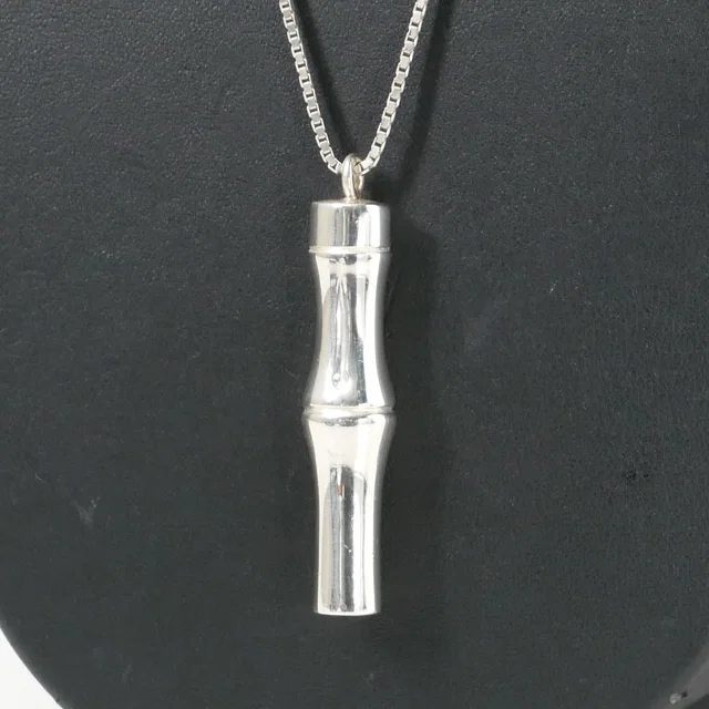 Gucci Necklace Bamboo 925 Sterling Silver Venetian Chain RB in Silver from The Reluxe