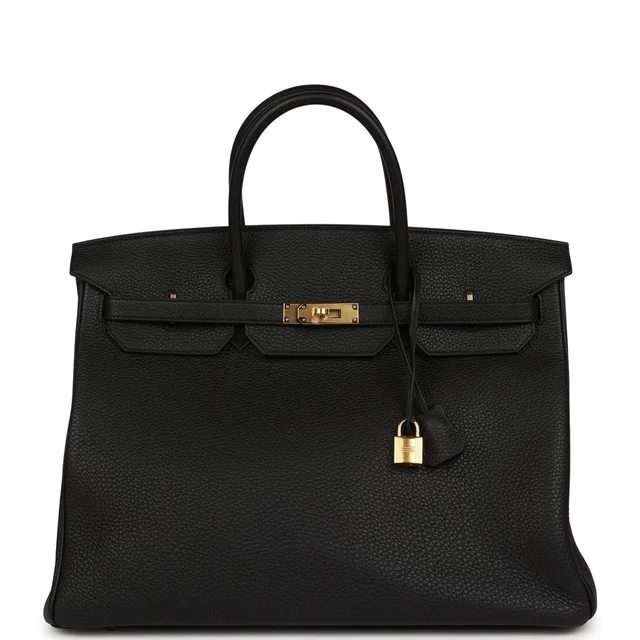 Hermès Birkin 40 Black Togo Gold Hardware in Black Togo leather from Madison Avenue Couture