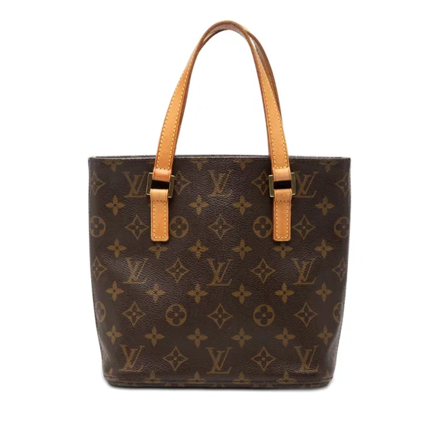 Brown Louis Vuitton Monogram Vavin PM Handbag in Brown Coated canvas from Designer Revival