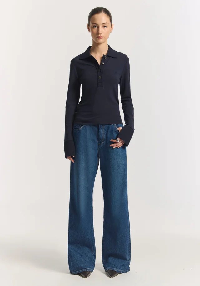 VIKTORIA & WOODS Kloss Top in Blue from Viktoria & Woods, photo 1 of 1