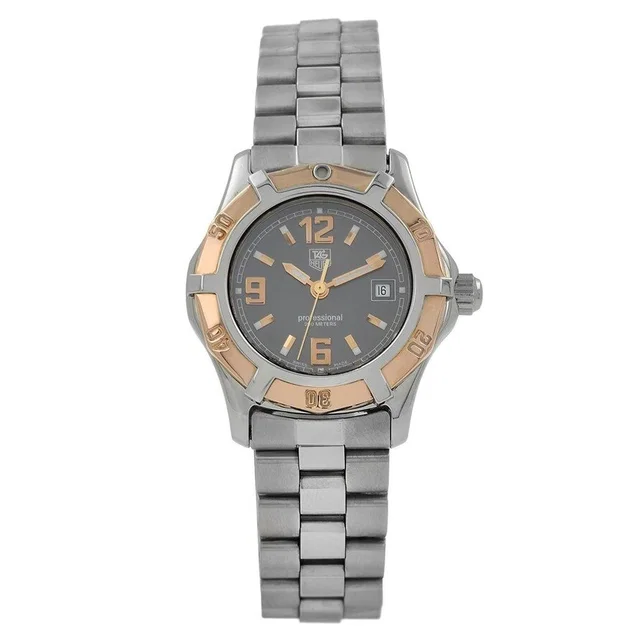 TAG Heuer Professional Quartz Grey Dial Ladies Watch WN1351 in silver|gold|pink|gray from Jomashop.com
