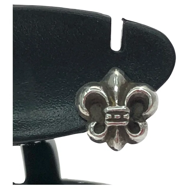Chrome Hearts CO BS Flr BS Stud Earrings Silver in Silver from The Reluxe