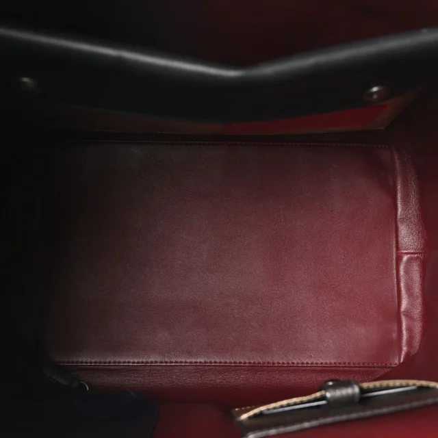 Chanel Stitched Large Shopping Tote Black in Black Calfskin from FASHIONPHILE, photo 5 of 9