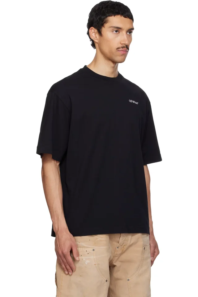 Off-White Black Half Arrow Skate T-shirt, photo 2 of 2 from SSENSE