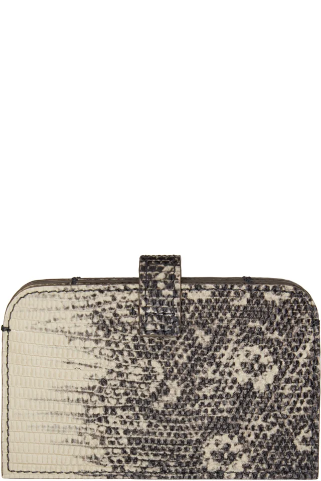 Vivienne Westwood Gray & Off-White Accordion Card Holder, photo 2 of 2 from SSENSE