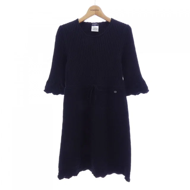 Chanel 08A Dress Black in Black Cashmere from The Reluxe