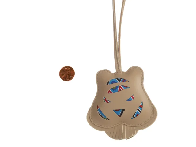 Hermès Tiger Petit H Bag Charm in Lambskin from Ann's Fabulous Finds, photo 5 of 5