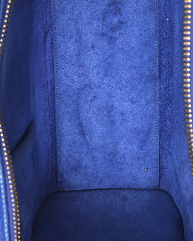Celine Micro Luggage Bag in Suede from A Retro Tale, photo 8 of 9