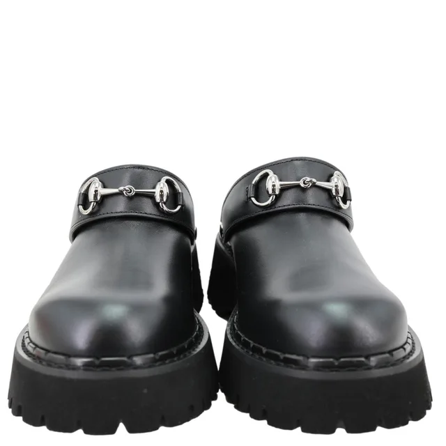 Gucci Horsebit Leather Mules Size 40 Black 835829 from Dallas Designer Handbags