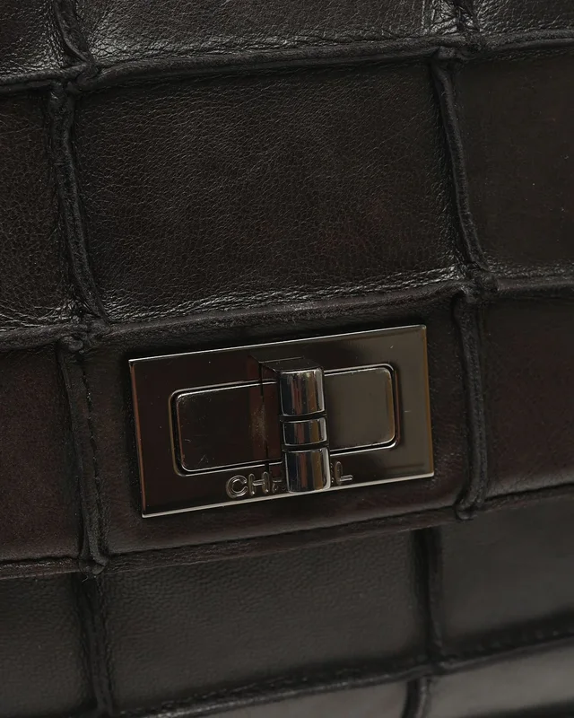Chanel Reissue Chocolate Bar Single Flap Bag in Brown from A Retro Tale, photo 6 of 11