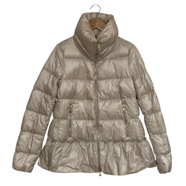 Moncler Anet Down Jacket 00 Beige in Beige from The Reluxe