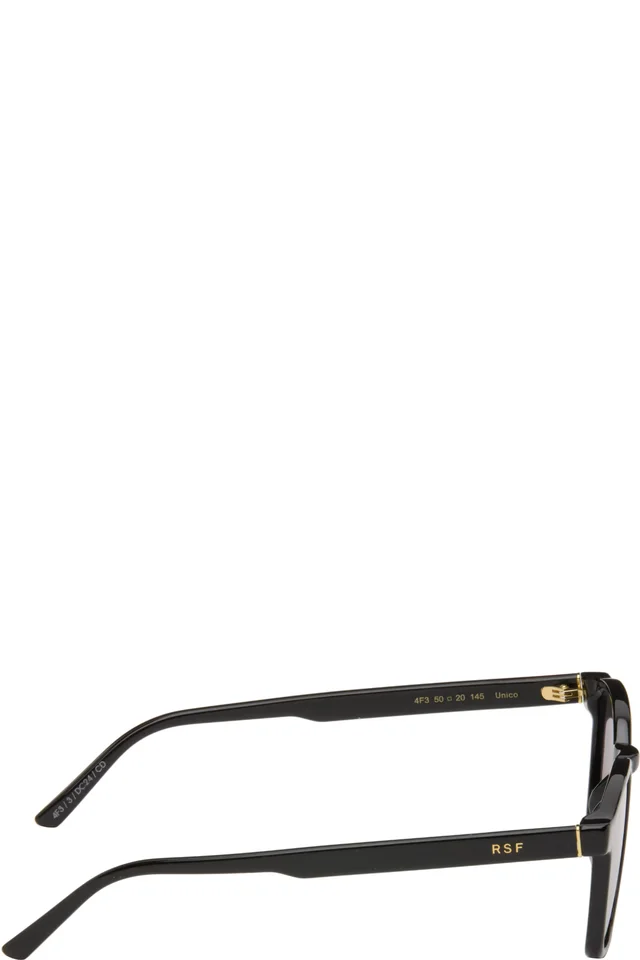 RETROSUPERFUTURE Black Unico Sunglasses, photo 2 of 4 from SSENSE