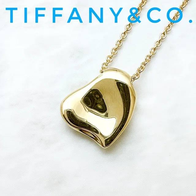 Tiffany & Co. Full Heart Yellow Gold Necklace 40.5 in Yellow from The Reluxe