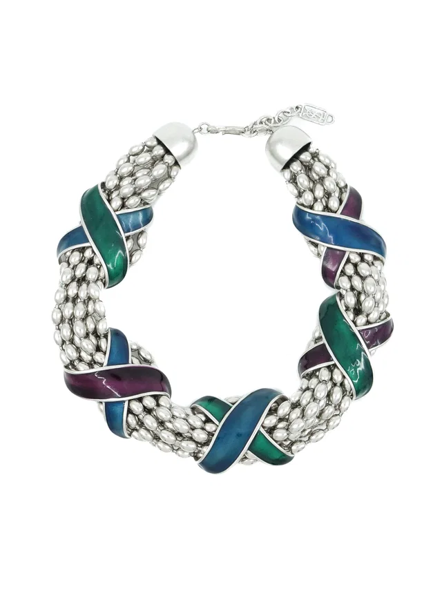 Saint Laurent Multistrand Collar from Arcade Vintage