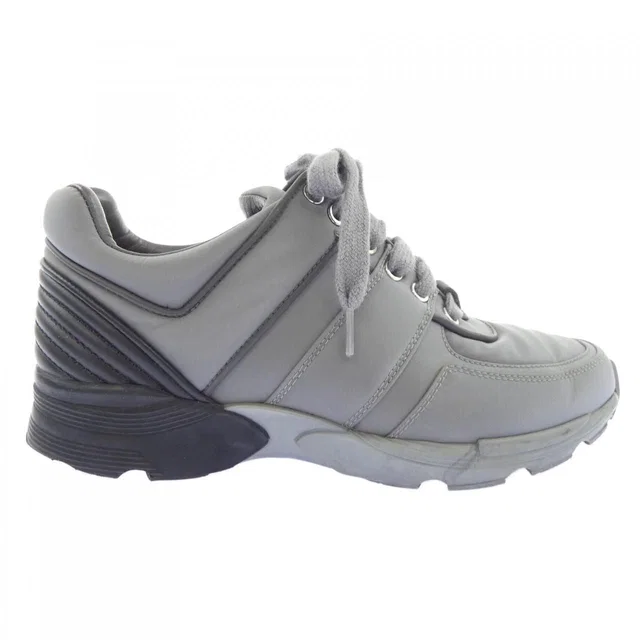 Chanel Sneakers Gray in Grey from The Reluxe