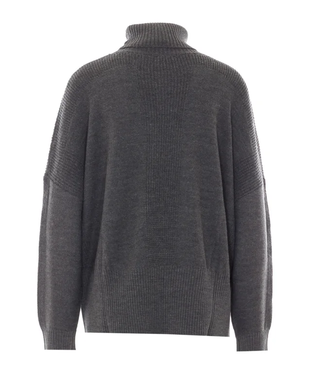 Liu Jo Buttoned High Neck Knitted Sweater, photo 2 of 4 from SENSER