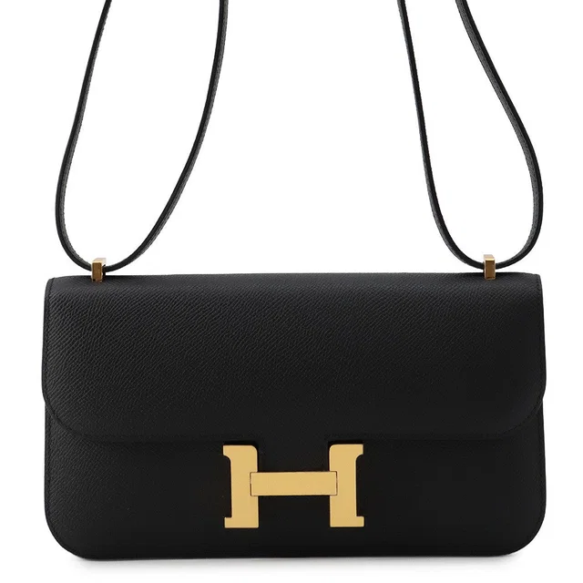 Hermès Constance Elan Miroir Black Epsom in Black Epsom leather from GALLERY RARE
