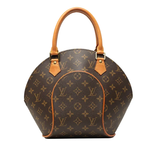 Brown Louis Vuitton Monogram Ellipse PM Handbag in Brown Coated canvas from Designer Revival, photo 1 of 1