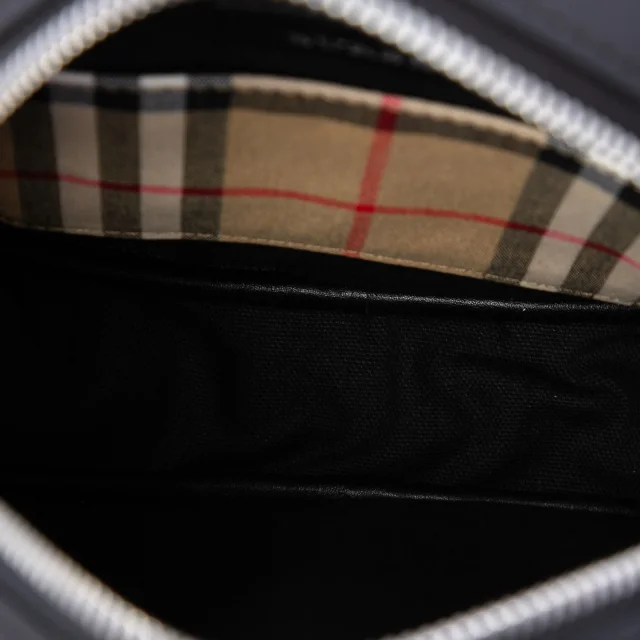 Beige Burberry House Check Canvas and Calfskin Cartoon Print Round Crossbody in Beige Calfskin from Designer Revival, photo 4 of 6