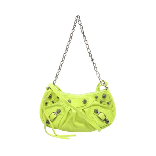 Balenciaga LE CAGOLE MINI BB leather 2way bag in Leather from LuxUness