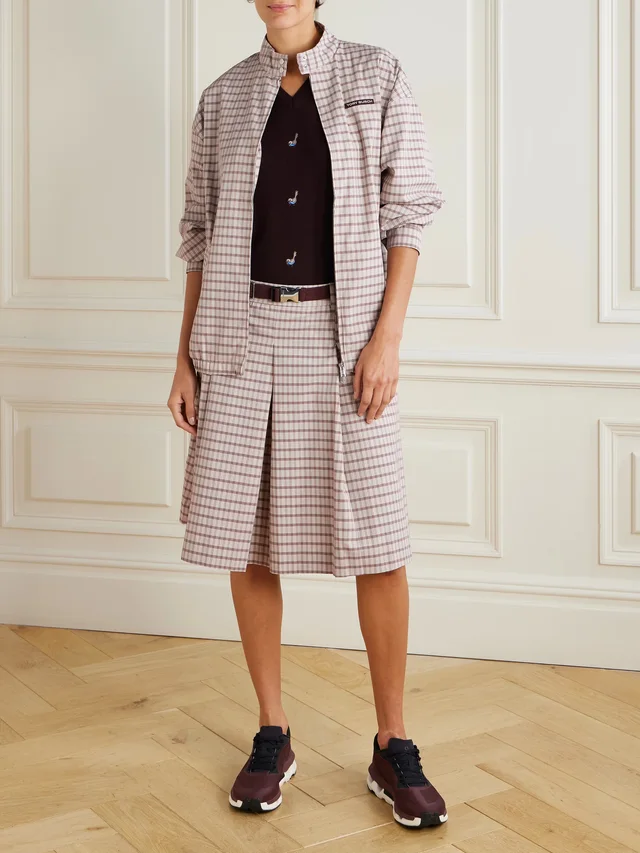 TORY SPORT Checked twill jacket in Beige, photo 2 of 2 from NET-A-PORTER (Canada)