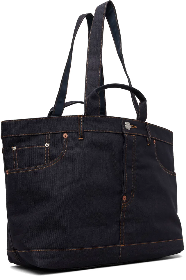 Navy Kenzo Paris 'KENZO Five Pockets' Tote, photo 2 of 4 from SSENSE