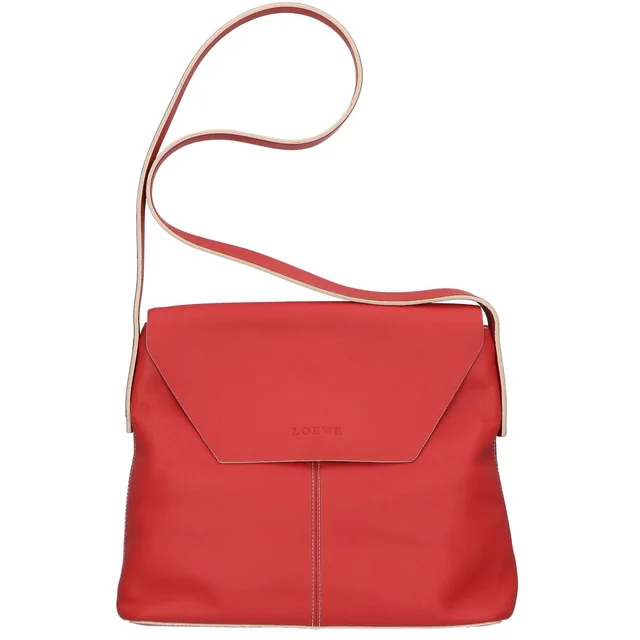 Loewe Logo Flap Bag in Leather from The Reluxe