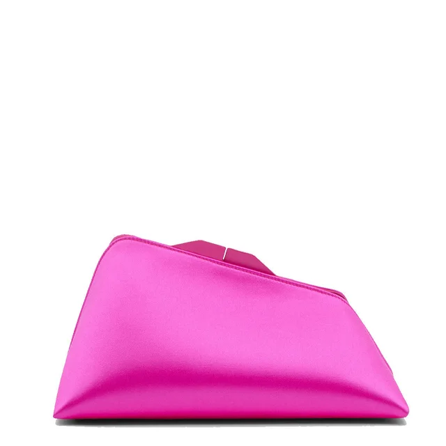 THE ATTICO ''8.30PM'' Satin Oversized Clutch, Fushia from Cultstatus, photo 1 of 1