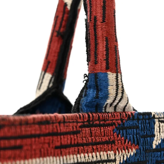 Dior Embroidered Large Exclusive US Book Tote Multicolor in Multicolor Canvas from FASHIONPHILE, photo 13 of 13