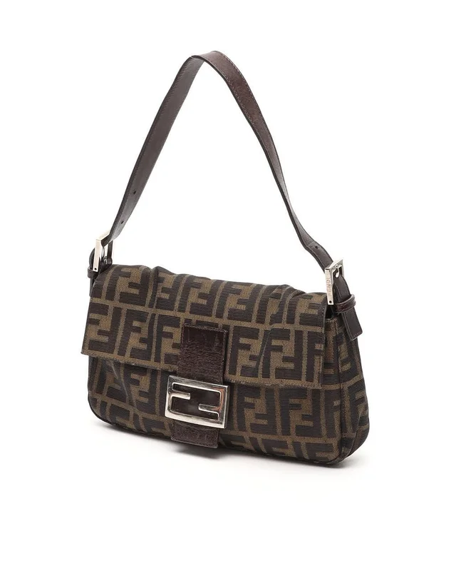 Fendi Zucca Baguette Bag in Denim from A Retro Tale, photo 2 of 12